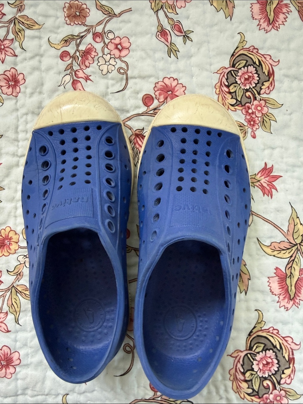 Native Kids Blue Slip-On Water Shoes